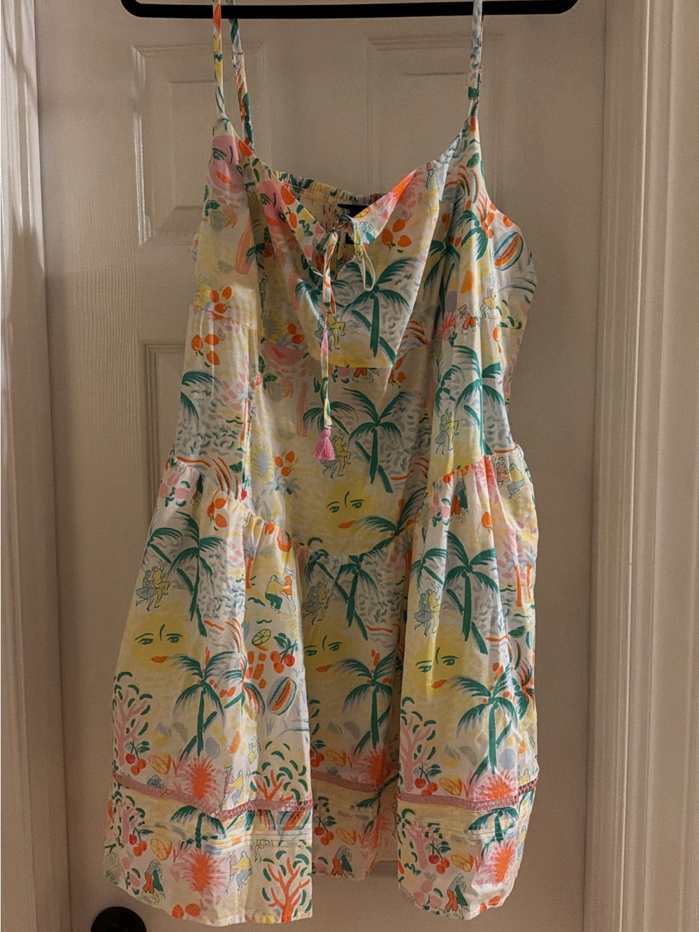 Tropical Print Spaghetti Strap Sundress Roller Rabbit for Target